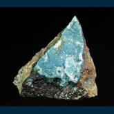 Chrysocolla with Quartz druze