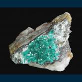 Dioptase on Chrysocolla