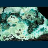 BG1504 Dioptase with Malachite from Ray Mine, Ray District, near Kearney, Dripping Springs Mts., Pinal County, Arizona, USA