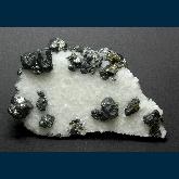 Tennantite with Chalcopyrite on Quartz