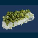 Epidote on Quartz