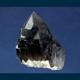 Quartz ( var. Smoky ) on Albite