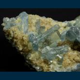 Barite on Calcite