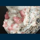 PE1400 Rhodochrosite on Quartz from Sunnyside Mine, Howardsville, Silverton District, San Juan Co., Colorado, USA