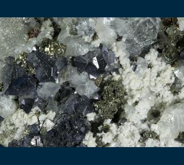 F274 Fluorite with Galena and Sphalerite from Naica Mine, Naica District, Sierra de Naica, Municipio de Saucillo, Chihuahua, Mexico F274 Fluorite with Galena and Sphalerite from Naica Mine, Naica District, Sierra de Naica, Municipio de Saucillo, Chihuahua, Mexico
