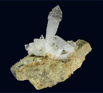 Q297 Quartz ( var. Smoky ) from Liliana Mine, Mun. de Chihuahua, Chihuahua, Mexico