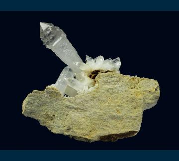 Q297 Quartz ( var. Smoky ) from Liliana Mine, Mun. de Chihuahua, Chihuahua, Mexico