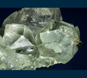 Q311 Quartz with Epidote on Byssolite from Val de Cavrein, Russein Valley, Vorderrhein Valley, Grisons Canton, Switzerland