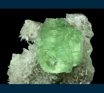 DC15-02 Fluorite on Quartz from Youxi Co., Sanming Prefecture, Fujian Province, China