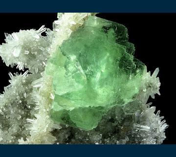DC15-03 Fluorite on Quartz from Youxi Co., Sanming Prefecture, Fujian Province, China DC15-03 Fluorite on Quartz from Youxi Co., Sanming Prefecture, Fujian Province, China