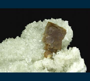 DC15-04 Fluorite on Calcite from Pint's Quarry, Raymond, Black Hawk Co., Iowa, USA DC15-04 Fluorite on Calcite from Pint's Quarry, Raymond, Black Hawk Co., Iowa, USA