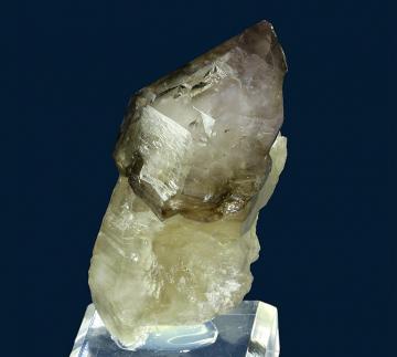 DC15-07 Quartz (var. Smoky and Amethyst) from Krystal Tips Mine, Petersen Mountain, Hallelujah Junction area, Washoe Co., Nevada, USA DC15-07 Quartz (var. Smoky and Amethyst) from Krystal Tips Mine, Petersen Mountain, Hallelujah Junction area, Washoe Co., Nevada, USA