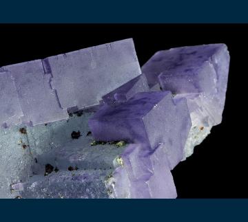 F321 Fluorite with Sphalerite and Chalcopyrite from Hardin County, Illinois, USA