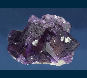 F077 Fluorite with Calcite from Denton Mine, Cave-in-Rock District, Hardin County, Illinois, USA F077 Fluorite with Calcite from Denton Mine, Cave-in-Rock District, Hardin County, Illinois, USA
