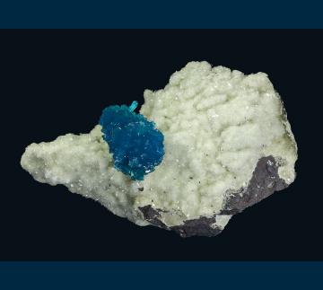 CMS184 Cavansite on Stilbite from Wagholi Quarry, Pune (Poonah), Maharashtra,  India