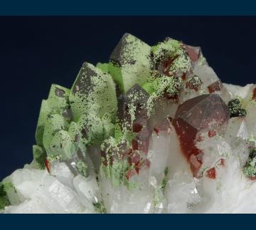 CMS188 Nickelaustinite on Quartz from Bou Azzer District, Anti-Atlas Mts., Ouarzazate Province, Morocco CMS188 Nickelaustinite on Quartz from Bou Azzer District, Anti-Atlas Mts., Ouarzazate Province, Morocco