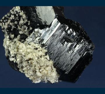 CMS191 Schorl tourmaline with Quartz from Erongo Mountains, Usakos and Omaruru Districts, Erongo Region, Namibia