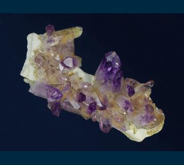 PE1126 Quartz (var. Amethyst) from Amatitlan, Mun. de Zumpango del Rio, Guerrero, Mexico