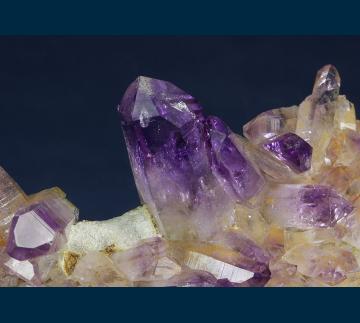 PE1126 Quartz (var. Amethyst) from Amatitlan, Mun. de Zumpango del Rio, Guerrero, Mexico