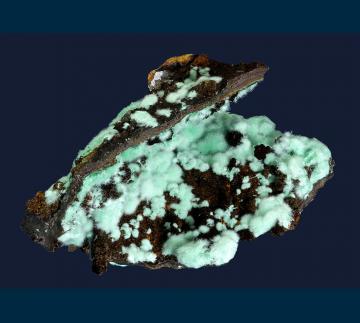 CG-15 Malachite from Morning Star Mine, Cerro Gordo, Cerro Gordo District, Inyo Mts., Inyo Co., California, USA