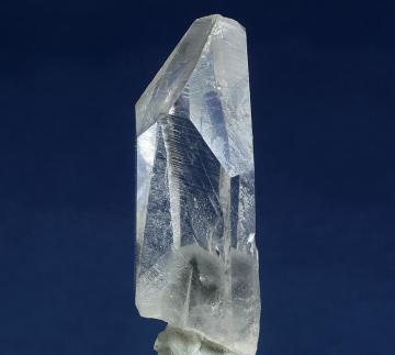 Q093 Quartz with Chlorite phantoms from White Lightnin' prospect, Broken Bow Lake, McCurtain Co., Oklahoma, USA