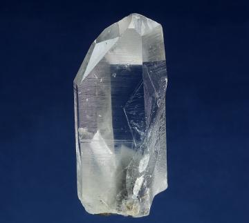 Q093 Quartz with Chlorite phantoms from White Lightnin' prospect, Broken Bow Lake, McCurtain Co., Oklahoma, USA