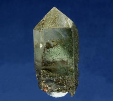 Q094 Quartz with Chlorite inclusions from Turkey Mountain, Crow's Foot, near Broken Bow, McCurtain County, Oklahoma, USA