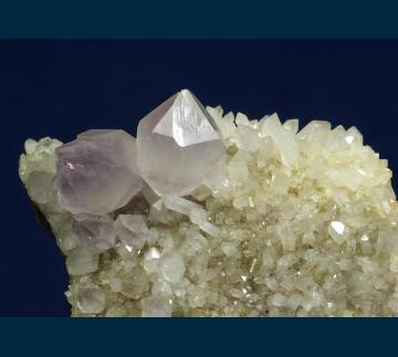 Q166 Quartz ( var. Amethyst ) from Ben Ray property, Buckhead, Morgan Co., Georgia, USA