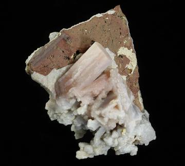 RG0313 Quartz ( pseudo. Anhydrite ) from Aqua Fria River, Yavapai County, Arizona, USA