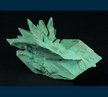 RG0743 Calcite ( pseudo Glauberite ) man-made green coating from Copper Canyon, Camp Verde, Camp Verde District, Yavapai Co., Arizona, USA RG0743 Calcite ( pseudo Glauberite ) man-made green coating from Copper Canyon, Camp Verde, Camp Verde District, Yavapai Co., Arizona, USA