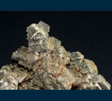 RG0748 Calcite with Fluorite from Hull Mine, Castle Dome District, Yuma County, Arizona, USA RG0748 Calcite with Fluorite from Hull Mine, Castle Dome District, Yuma County, Arizona, USA