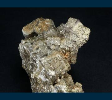 RG0748 Calcite with Fluorite from Hull Mine, Castle Dome District, Yuma County, Arizona, USA RG0748 Calcite with Fluorite from Hull Mine, Castle Dome District, Yuma County, Arizona, USA