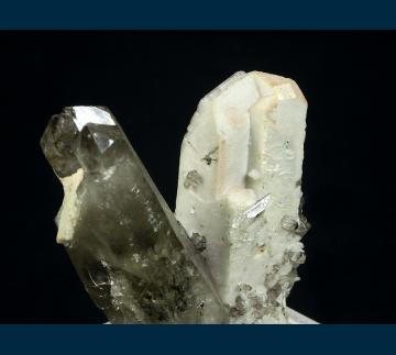 CMS175 Orthoclase twin with Quartz (v. Smoky) from Baveno, on Lago Maggiore, Verbano-Cusio-Ossola Province, Piedmont Region, Italy CMS175 Orthoclase twin with Quartz (v. Smoky) from Baveno, on Lago Maggiore, Verbano-Cusio-Ossola Province, Piedmont Region, Italy