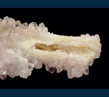 Q135 Quartz (var. Rose Quartz) on cast from Coronel Murta, Minas Gerais, Brazil Q135 Quartz (var. Rose Quartz) on cast from Coronel Murta, Minas Gerais, Brazil