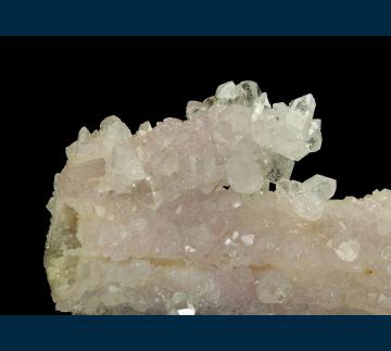 Q135 Quartz (var. Rose Quartz) on cast from Coronel Murta, Minas Gerais, Brazil Q135 Quartz (var. Rose Quartz) on cast from Coronel Murta, Minas Gerais, Brazil