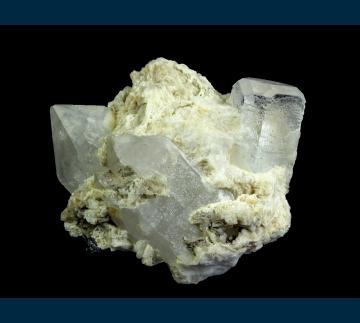 Q183 Beryl (var. Goshenite) and Quartz with Schorl from Gilgit Valley, Gilgit District, Gilgit-Baltistan, Pakistan