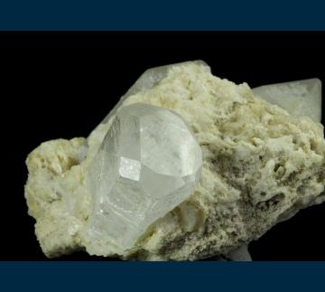 Q183 Beryl (var. Goshenite) and Quartz with Schorl from Gilgit Valley, Gilgit District, Gilgit-Baltistan, Pakistan