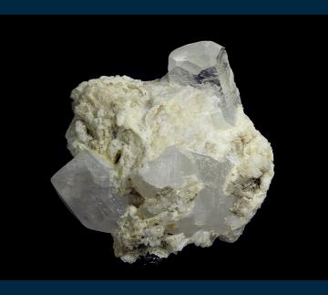 Q183 Beryl (var. Goshenite) and Quartz with Schorl from Gilgit Valley, Gilgit District, Gilgit-Baltistan, Pakistan