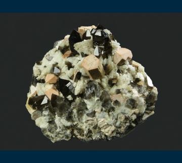 Q271 Quartz (var. Smoky), Microcline, Albite from North Moat Mountain, Bartlett, Carroll County, New Hampshire, USA Q271 Quartz (var. Smoky), Microcline, Albite from North Moat Mountain, Bartlett, Carroll County, New Hampshire, USA