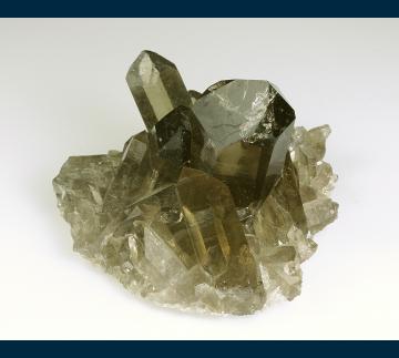 Q320 Quartz (var. Smoky) from Cavradi gorge, Curnera Valley, Tavetsch, Vorderrhein Valley, Grisons, Switzerland