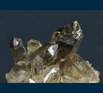 Q320 Quartz (var. Smoky) from Cavradi gorge, Curnera Valley, Tavetsch, Vorderrhein Valley, Grisons, Switzerland