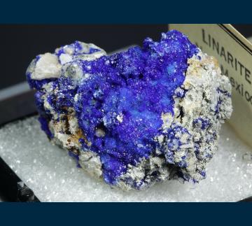 T-076 Linarite from Blanchard Mine, Hansonburg District, Bingham, Socorro County, New Mexico, USA T-076 Linarite from Blanchard Mine, Hansonburg District, Bingham, Socorro County, New Mexico, USA