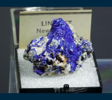 T-076 Linarite from Blanchard Mine, Hansonburg District, Bingham, Socorro County, New Mexico, USA T-076 Linarite from Blanchard Mine, Hansonburg District, Bingham, Socorro County, New Mexico, USA