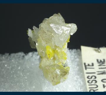 T-079 Cerussite with Wulfenite from Hull Mine (Rialto Mine), Castle Dome District, Yuma County, Arizona, USA T-079 Cerussite with Wulfenite from Hull Mine (Rialto Mine), Castle Dome District, Yuma County, Arizona, USA