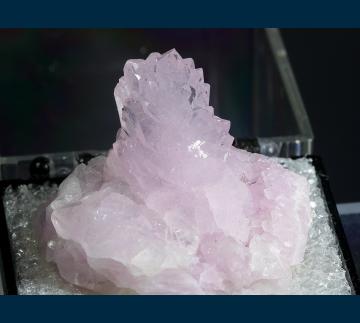 T-080 Quartz (var. Rose Quartz) from Galileia, Doce Valley, Minas Gerais, Brazil