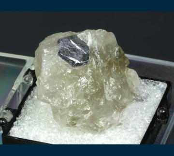 T-086 Molybdenite on Quartz from Moly Hill mine, La Motte, Abitibi RCM, Abitibi-Temiscamingue, Quebec, Canada