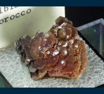 T-085 Vanadinite from Mibladen Mining District, Midelt, Khenifra Province, Meknes-Tafilalet Region, Morocco T-085 Vanadinite from Mibladen Mining District, Midelt, Khenifra Province, Meknes-Tafilalet Region, Morocco