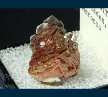 T-085 Vanadinite from Mibladen Mining District, Midelt, Khenifra Province, Meknes-Tafilalet Region, Morocco T-085 Vanadinite from Mibladen Mining District, Midelt, Khenifra Province, Meknes-Tafilalet Region, Morocco