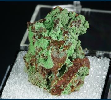 T-103 Conichalcite on Limonite from Ojuela Mine, Mapimi District, Bufa de Mapimi, Mun. de Mapimi, Durango, Mexico