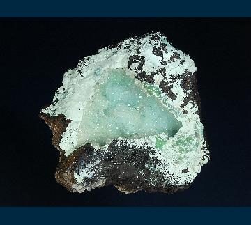 RG0309 Chrysocolla covered with Quartz from Ray Mine, Ray District, near Kearney, Dripping Springs Mts., Pinal County, Arizona, USA RG0309 Chrysocolla covered with Quartz from Ray Mine, Ray District, near Kearney, Dripping Springs Mts., Pinal County, Arizona, USA